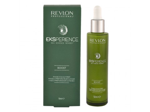 REVLON EKSPERIENCETM BOOST PHASE 0 SCALP PREP – ŠVEITIKLIS GALVOS ODAI – losjonas giliai valantis galvos odą ir išlaisvinantis poras. (50 ml)